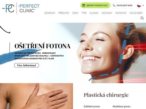 pokud je krása uměním, vy jste její inspirací. klinika perfect clinic, to je tým plastických chirurgů pod vedením romana kufy a zdeňka prose, který zde provádí kompletní škálu estetických plastických operací.