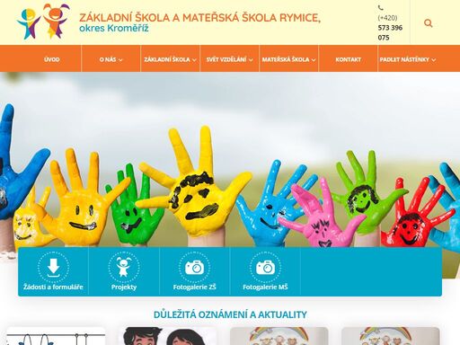 dětem a žákům nabízíme příjemné prostředí a školní výuku, která probíhá podle školního vzdělávacího programu „putování do země poznání“. nabízíme také řadu zajímavých školních i mimoškolních aktivit.