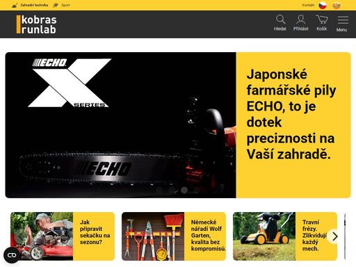 speciálka pro prodej a servis zahradní techniky stiga, al-ko, mtd, cub cadet a dalších. u nás si vyberete přímo na prodejně, zboží vám sestavíme a zprovozníme. sekačky, traktůrky, křovinořezy, čerpadla, vodárny, sněhové frézy a další. to je náš svět.