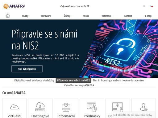 od roku 2006 přijímáme odpovědnost za vaše it.