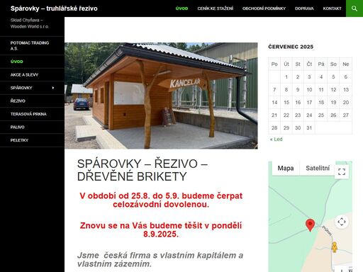 v období od 25.8. do 5.9. budeme čerpat celozávodní dovolenou. znovu se na vás budeme těšit v pondělí 8.9.2025. jsme  česká firma s vlastním kapitálem a