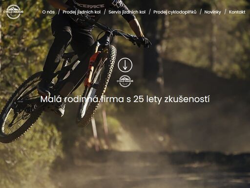 otevřeno pondělí  9.oo - 12.30 : 13.oo - 18.oo, úterý - pátek 9.oo - 12.30 : 13.oo - 17.oo 
jízdní kola sokolov
malá rodinná firma 
25 let zkušeností