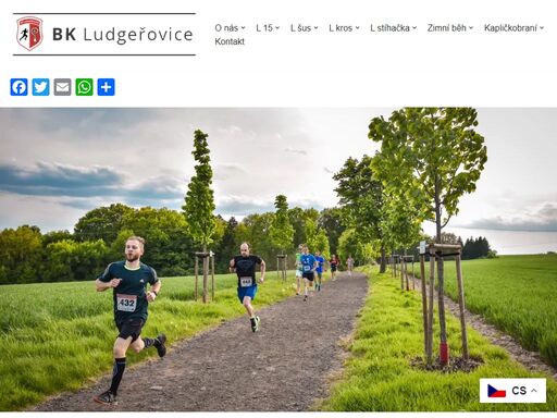 představení běžeckého klubu ludgeřovice, který pořádá tři běžecké závody. silniční patnáctku v březnu, vyřazovací šus v létě a krosovou 10 na podzim.
