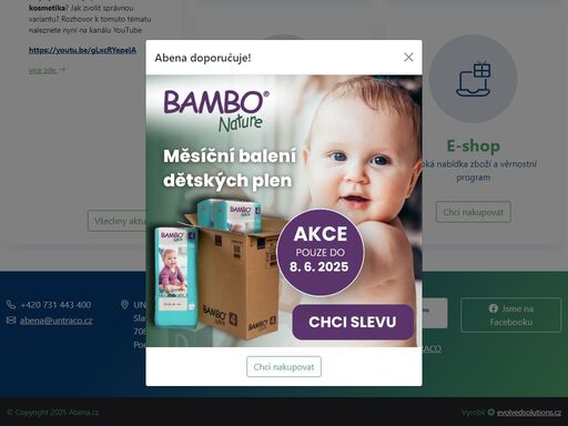 inkontinenční pomůcky abena, dětské plenky, kosmetika skincare, bavlenění rukavice, umělá sladidla, zinkové masti, abri, pleny pro dospělé