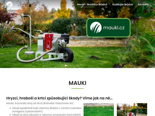mauki-likvidace hryzců, hrabošů a krtků