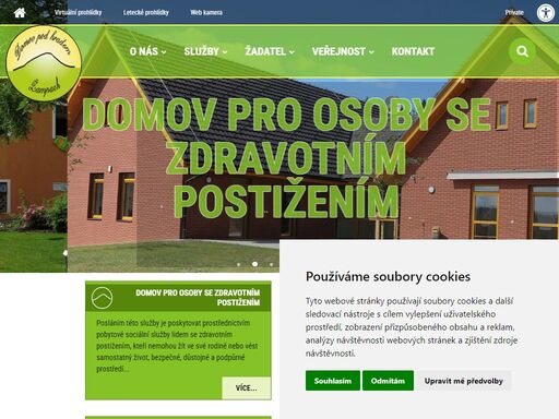 domov pod hradem žampach je příspěvkovou organizací pardubického kraje, která poskytuje nyní tři druhy sociálních pobytových služeb. tyto služby jsou určeny pro zdravotně postižené osoby s mentálním postižením a eventuálně s přidruženou tělesnou nebo smyslovou vadou.