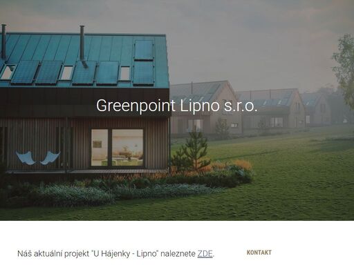 náš aktuální projekt u hájenky - lipno naleznete zde.