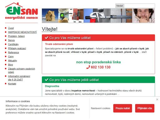 vnitřní zateplení, antikondenzační nátěry, odstranění plísní v interiérech, sanace vlhkého zdiva, zateplování budov, regenerace zateplovacích systémů.