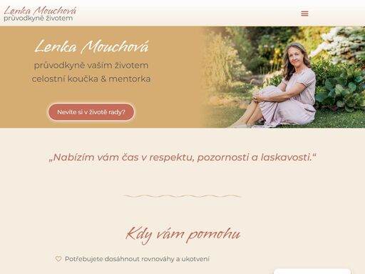 lenka mouchová ~ průvodkyně vaším životem ~ celostní koučka & mentorka