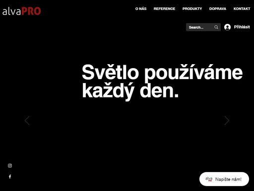 alvapro s.r.o - světelná řešení na míru. česká výroba. standardní i atypická svítidla. moderní a úsporná řešení. ekologické smýšlení.