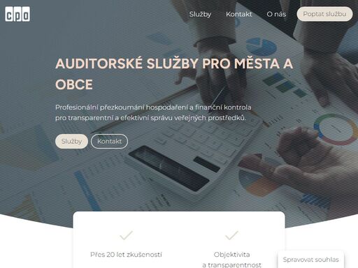 profesionální přezkoumání hospodaření a finanční kontrola pro transparentní a efektivní správu veřejných prostředků.