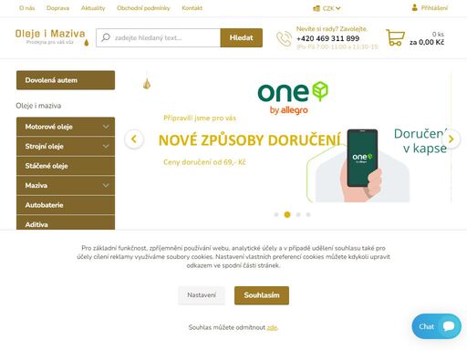 prodejna a eshop pro váš vůz. prodáváme motorové oleje, strojní oleje, aditiva, maziva, autobaterie. dále nabízíme pracovní oděvy, rukavice, obuv, brýle a vše co se hodí nejen pro opravu automobilů.