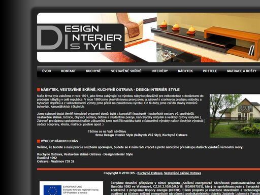 kuchyně ostrava, vestavěné skříně a další nábytek od design interiér style. dodáváme kompletní vybavení domů, bytů a kanceláří.