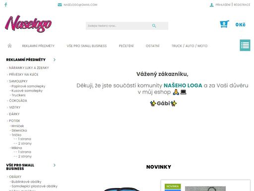 homepage. #naselogo# 
#reklama#
#samolepky#
#řezané samolepky#