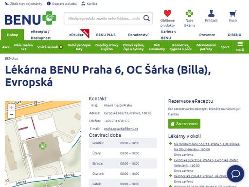 ?široký výběr volněprodejných léků, potravinových doplňků a dermokosmetiky. výdej léků na lékařský předpis s možností rychlého objednaní nedostupného zboží.?