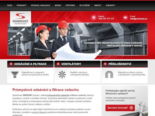 působíme v oblasti průmyslového odsávání a filtrace vzduchu. obraťte se na nás, pokud potřebujete vyřešit odsávání, separace a filtrace aerosolu, odsávání a filtrace prachu, kouře, tuhých částic, ventilátory a vzduchotechnické potrubní rozvody.