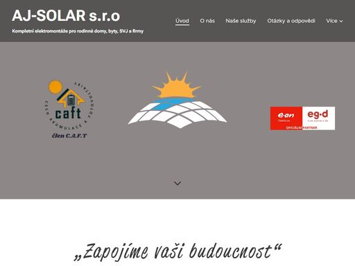 aj-solar s.r.o - váš elektro partner
