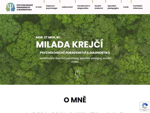 milada krejčí, psychotesty, soudní znalectví, psychologie, dopravní psychotesty