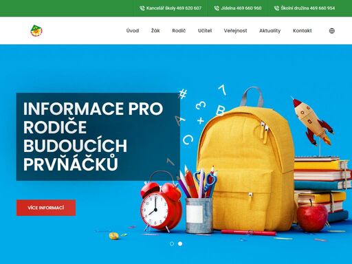 základní škola chrudim dr. j. malíka, úvodní stránka.