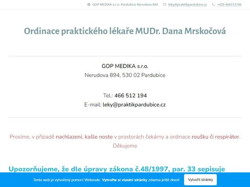 www.praktikpardubice.cz