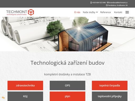 provádíme kompletní realizaci tzb: systému vytápění, ohřevu vody, zdravotechniky a plynu v rámci občanské i průmyslové výstavby.