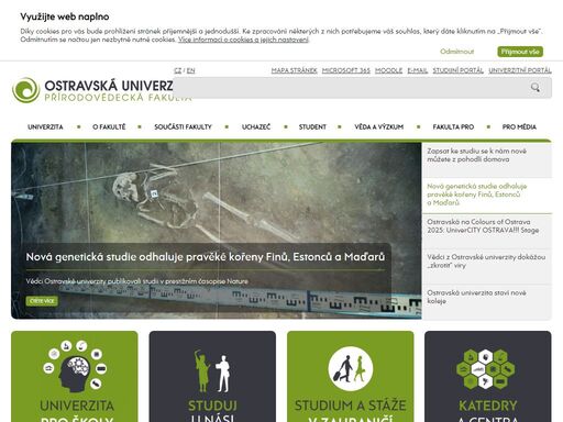přírodovědecká fakulta ou - oficiální internetové stránky ostravské univerzity.