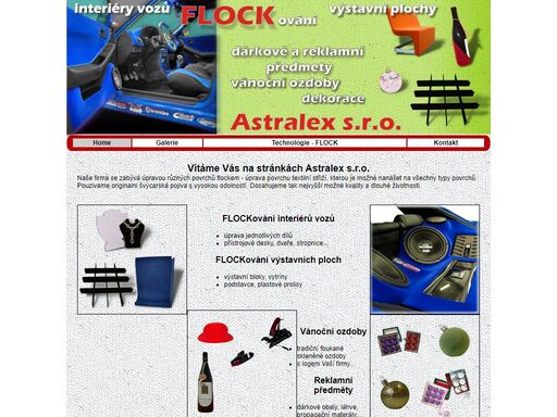flockování interierů vozů, aut, výstavních ploch. reklamní předměty. vámoční ozdoby