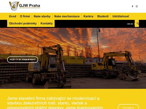 jsme stavební firma zabývající se modernizací a stavbou železničních tratí, stanic, vleček a provozováním drážní dopravy. licencovaný dopravce v čr i sr,