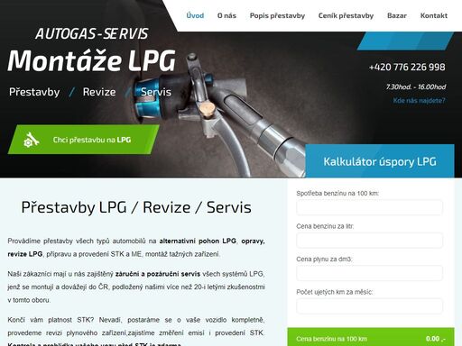provádíme přestavby všech typů automobilů na alternativní pohon lpg, opravy, revize lpg, přípravu a provedení stk a me, montáž tažných zařízení.