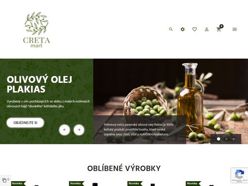 chuť řecka v té nejčistší podobě – prémiové olivy, oleje, med, byliny a přírodní kosmetika z rodinných farem a malovýroby z kréty a dalších regionů hellady.