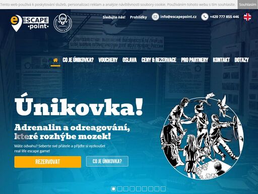 úniková hra praha - escape point - inteligentní zábava