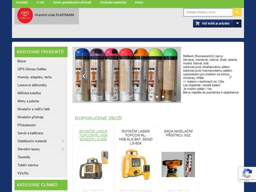 plastmark - prodej stabilizačního materiálu a opravy, kalibrace, servis geodetických, optických přístrojů, plastové mezníky, hraniční znak, plastmark, nivelační značky, geohřeby, měřící přístroje, nivelační přístroje, teodolity, lasery,
