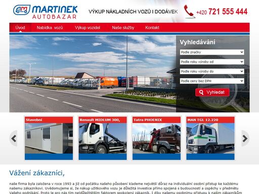 autobazar martinek nabízí dlouholeté zkušenosti v oboru prodeje použitých nákladních vozidel, přívěsů, návěsů a dalších užitkových vozidel a jiné nákladní techniky.