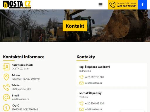 zemní práce, zakládání staveb a další přípravné práce pro stavby, bourací a demoliční práce a další služby poskytujeme již od roku 2005 a od té doby jsme realizovali řadu projektů. provádíme veškeré zemní práce jako jsou výkopové práce, svahování výkopů, protihlukové stěny a jiné terénní úpravy.