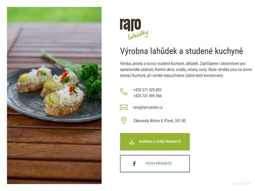 výroba, prodej a rozvoz studené kuchyně, lahůdek. zajišťujeme občerstvení pro společenské události, firemní akce, svatby, oslavy, rauty.