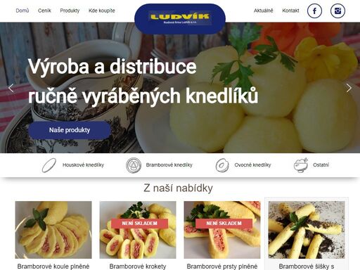 firma s mnohaletou tradicí, která se vrací k ruční výrobě knedlíků. naše knedlíky nemají dokonalý tvar, ale dokonalou chuť!
