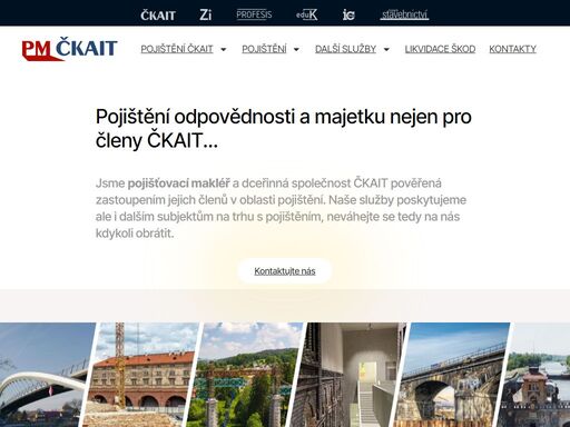 jsme pojišťovací makléř a dceřinná spol. čkait pověřená zastoupením jejich členů v oblasti pojištění a poskytováním služeb i dalším subjektům.