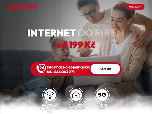 kvalitní bezdrátové připojení k internetu