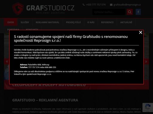 jsme reklamní agentura grafstudio.cz a nabízíme vám komplexní reklamní a tiskařské práce zejména ve městech teplice, ústí nad labem a chomutov.
