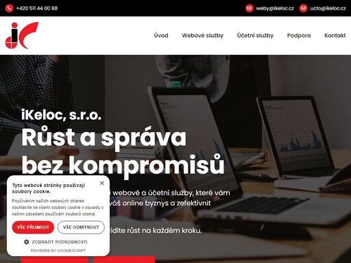 zajišťujeme široké spektrum činností v oboru webů, it a účetnictví