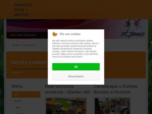 mateřská škola jemnice - předškolní vzdělávací zařízení