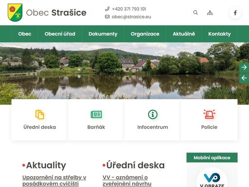 oficiální stránky obce