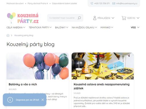 www.kouzelnaparty.cz