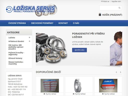 prodej ložisek, poradenství, měření a diagnostika ložisek. jsme nová progresivní firma zabývající se prodejem ložisek a kompletním servisem s ním souvisejícím. spolupracujeme s odborníky v daném oboru – výroba a měření ložisek.