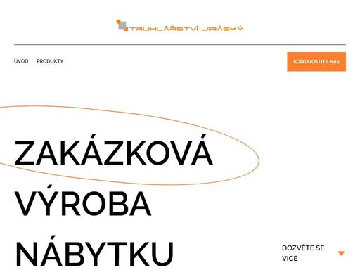 zakázková výroba nábytku