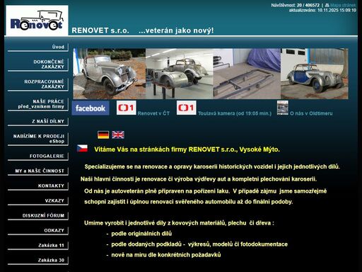 autoveterán, veterán, renovace, renovace veteránu, renovace veteránů, historické vozy, rekonstrukce, oldtimer, stará auta, staré auto, obnova, karosérie, veteráni, oldauto, cars, renova, restaurování, historická auta, historické auto, sodomka, výdřeva renovace a výroba karoserií historických vozidel a jejich dílů