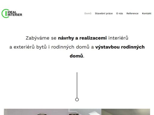 stavební práce, stavby na klíč, interiéry, návrhy a dodávky, e-shop