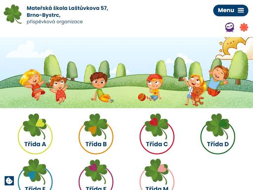 máme klidné prostředí s prostornou zahradou a snadnou dostupností mhd. sedmitřídní mateřská škola zaměřená na komplexní rozvoj dětí v brně.