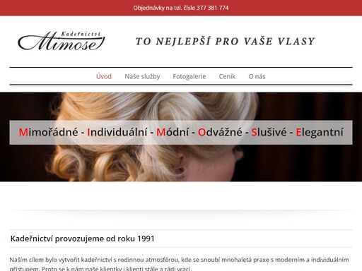 to nejlepší pro vaše vlasy. navštivte zavedené, rodinné kadeřnictví ve městě plzeň. nechte se hýčkat profesionální péčí za přijatelné ceny.