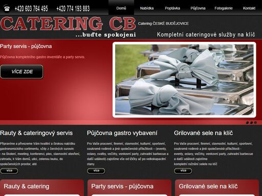 zajistíme kompletní catering a rauty, party servis, grilování selete pro vaši společenskou akci.
